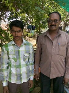 Siddappa with nephew Prabhu